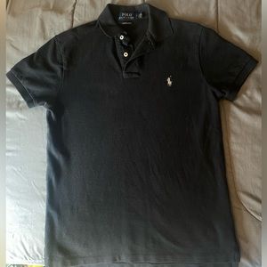 MENS Custom Slim Fit Stretch Mesh Polo Shirt